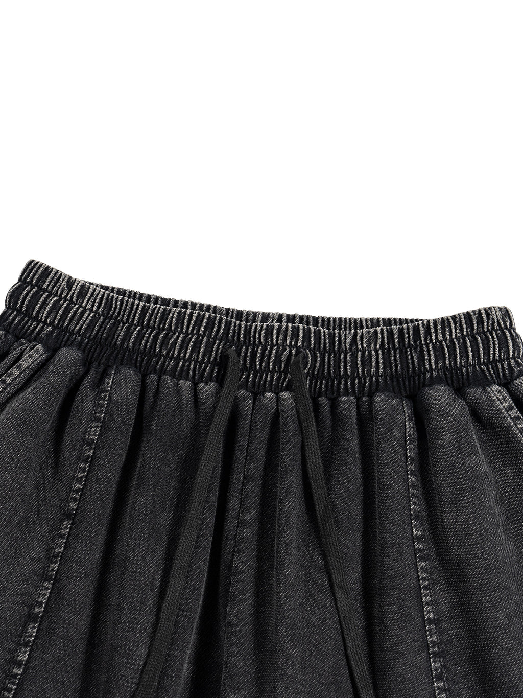Simple Drawstring Cotton Pants