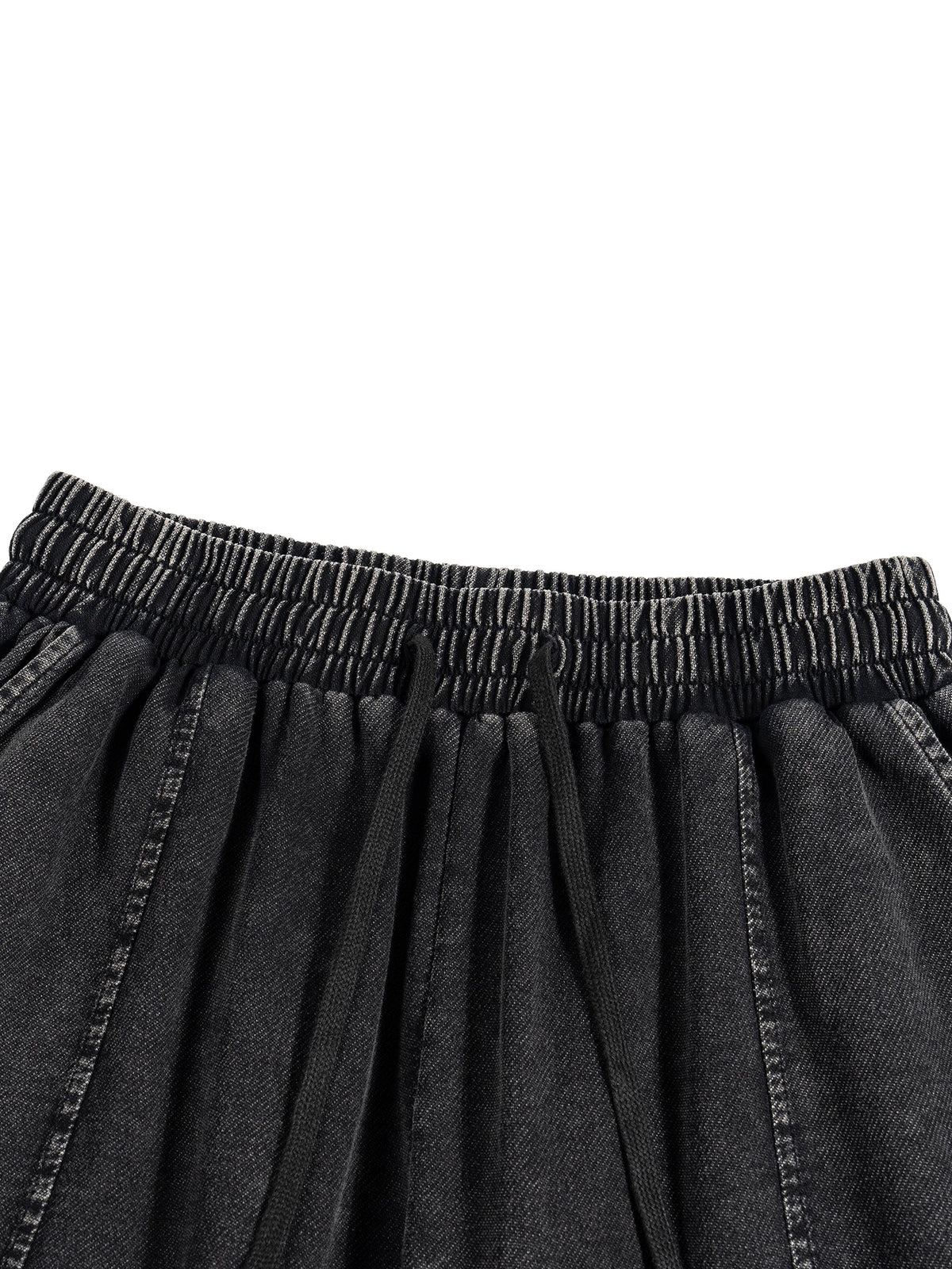 Simple Drawstring Cotton Pants