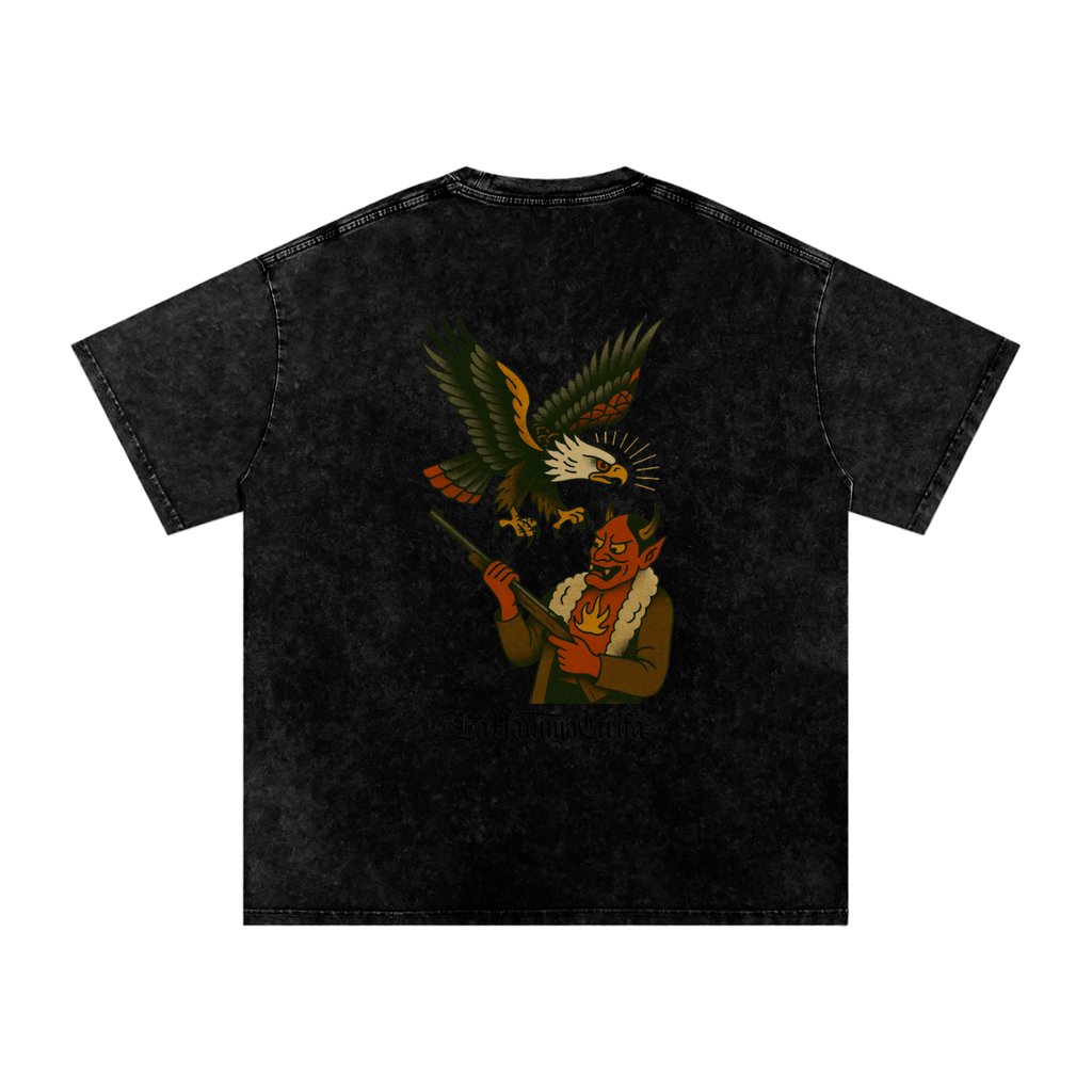 Traditional Hunt: Oversized Cotton T-Shirt