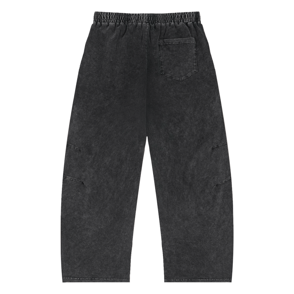 Simple Drawstring Cotton Pants