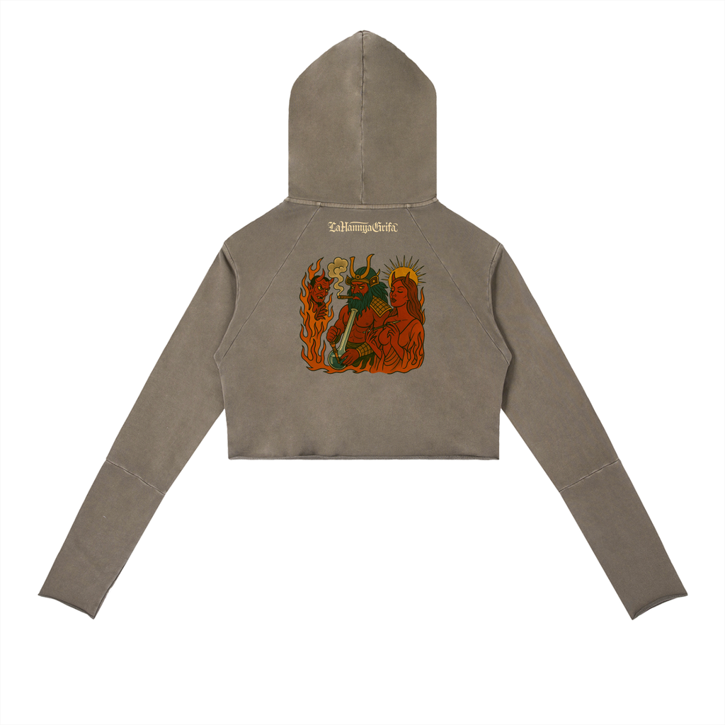 Fire and Lust: Vintage Raw Edge Hoodie