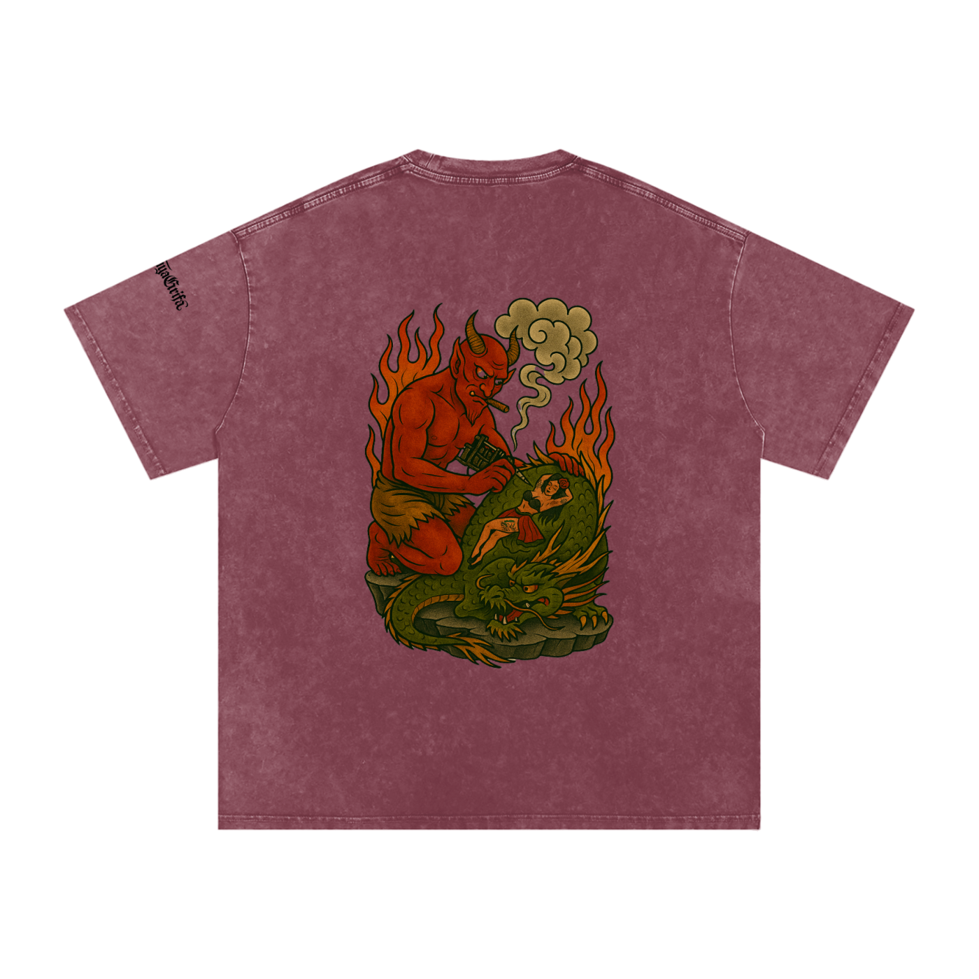 Baddies like tats: Oversized Cotton T-Shirt