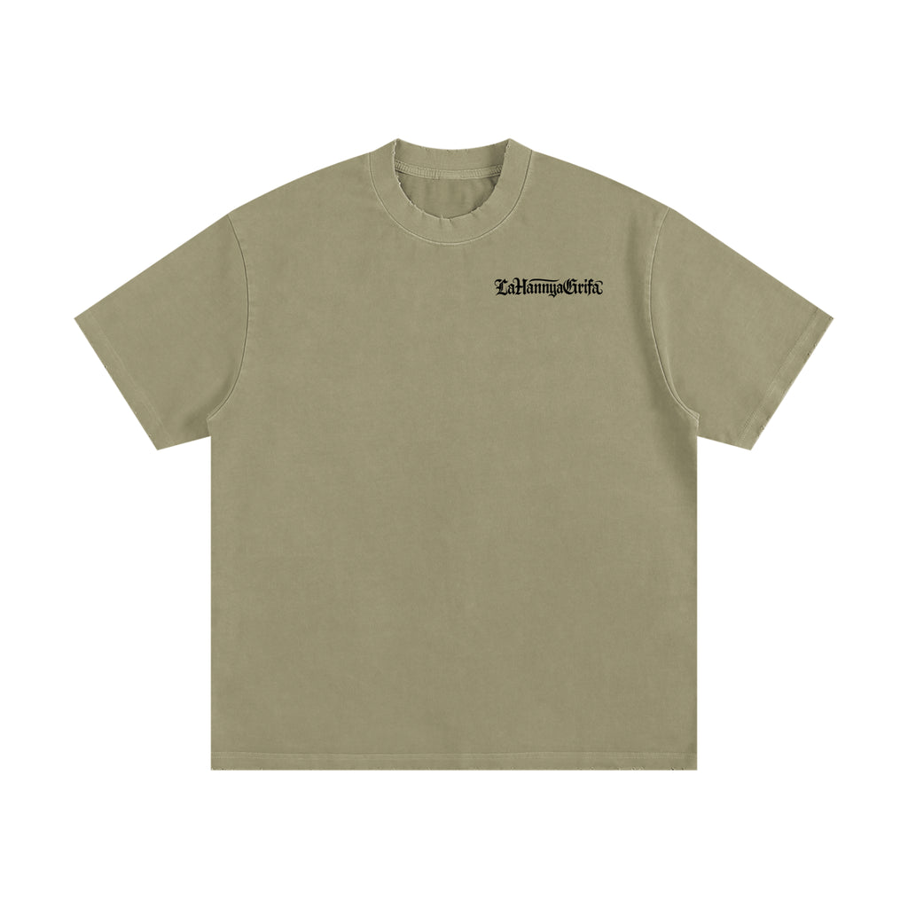 Sacred Heart: Heavyweight Vintage Frayed T-Shirt
