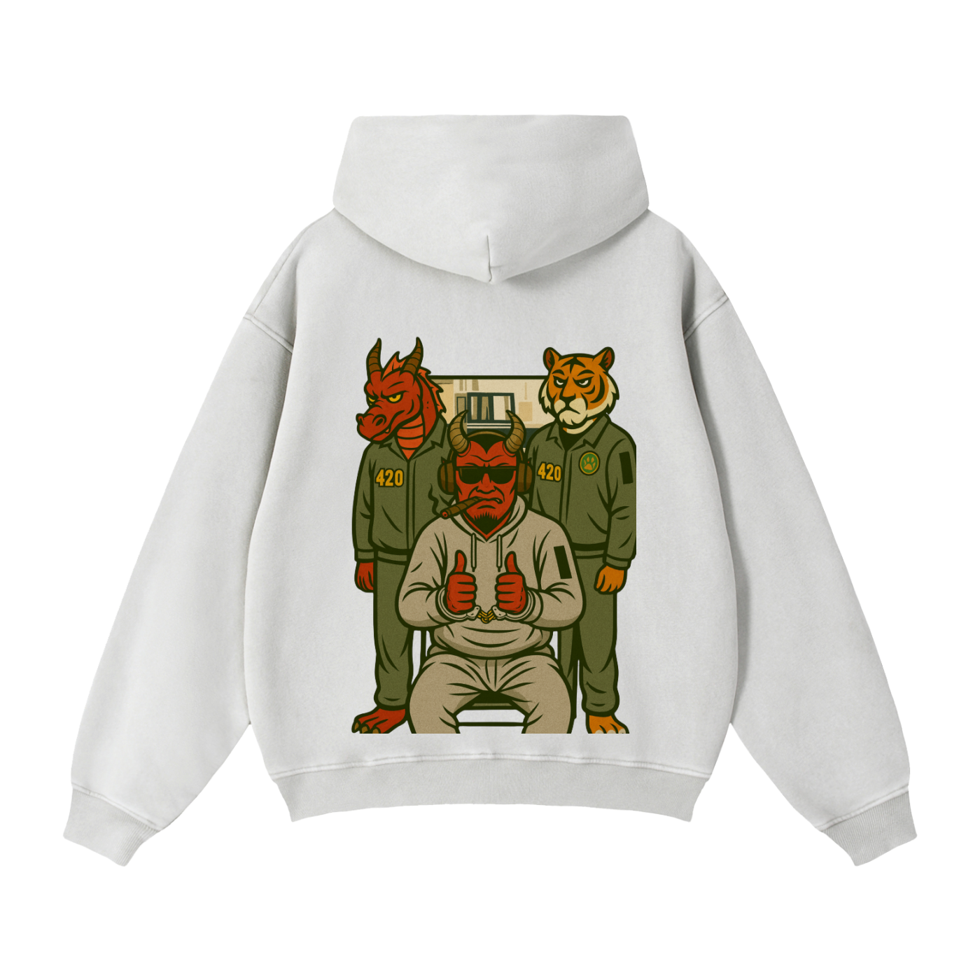 Just where I wanted to be: Zip-Through Boxy Fleece Hoodie