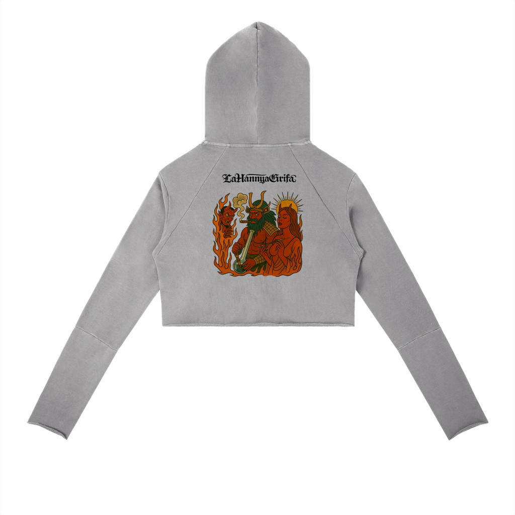 Fire and Lust: Vintage Raw Edge Hoodie