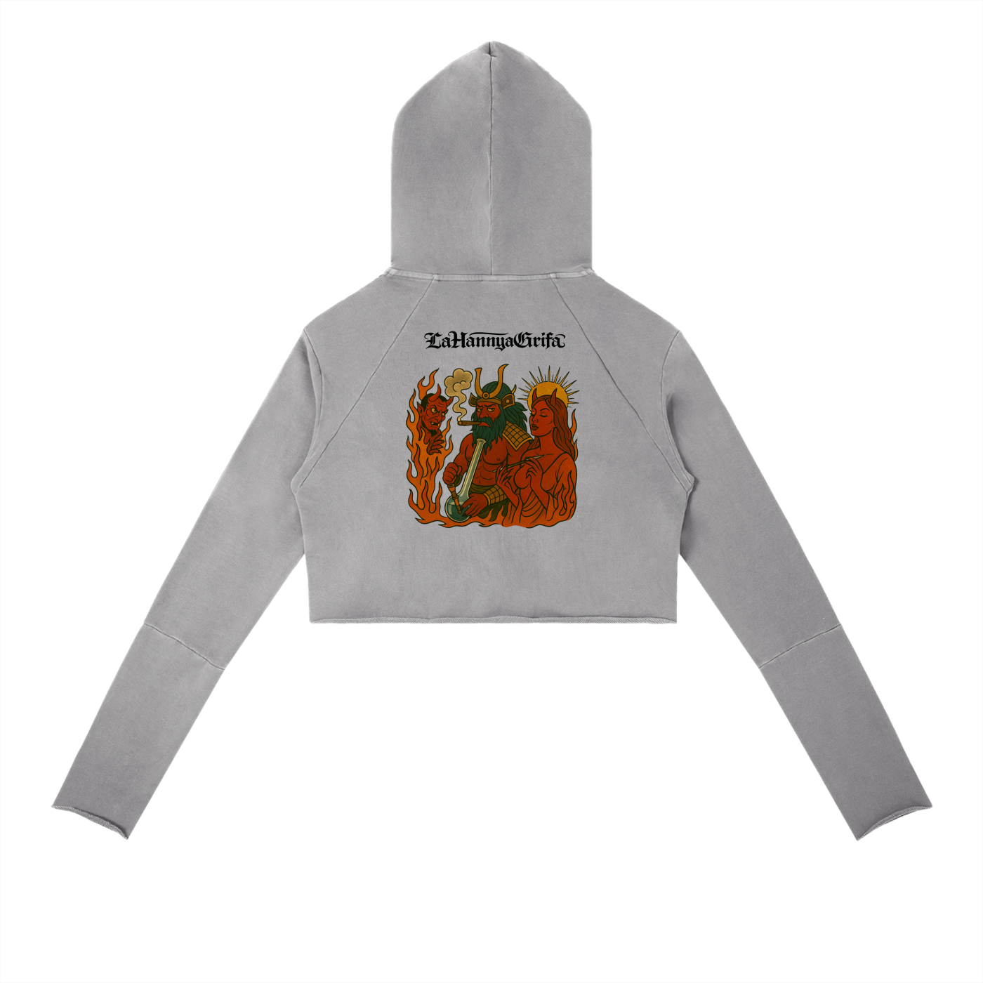 Fire and Lust: Vintage Raw Edge Hoodie