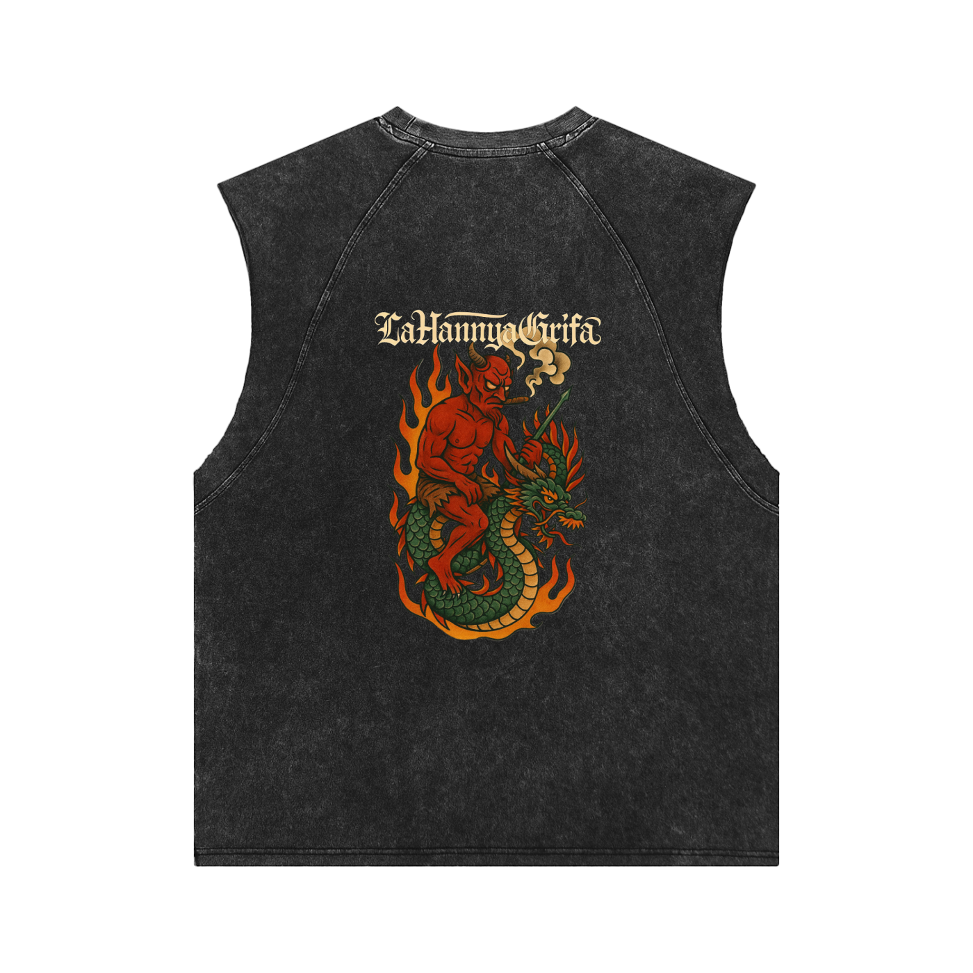 Dragon's Rider - Snow Washed Tank Top
