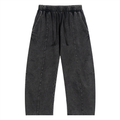 Simple Drawstring Cotton Pants