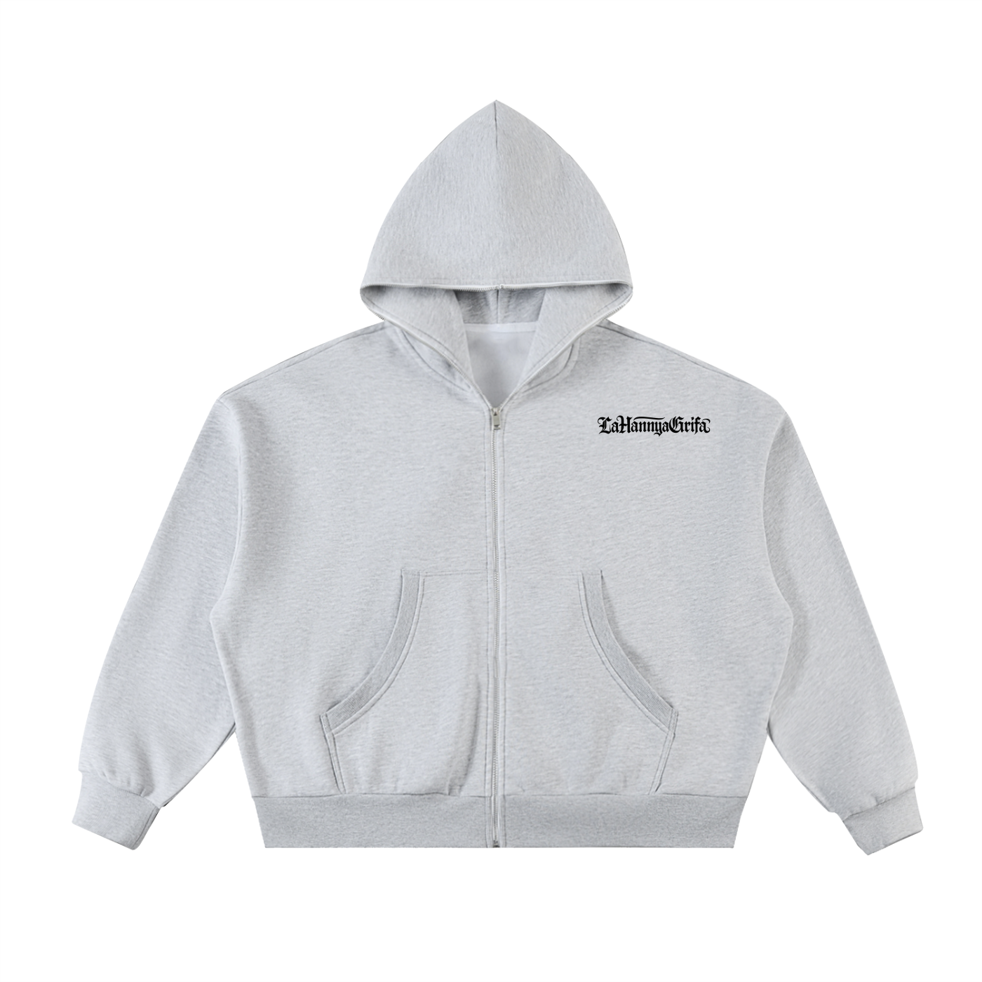 Hot Boxed Frogs - Fleeced Full-Zip Boxy Hoodie