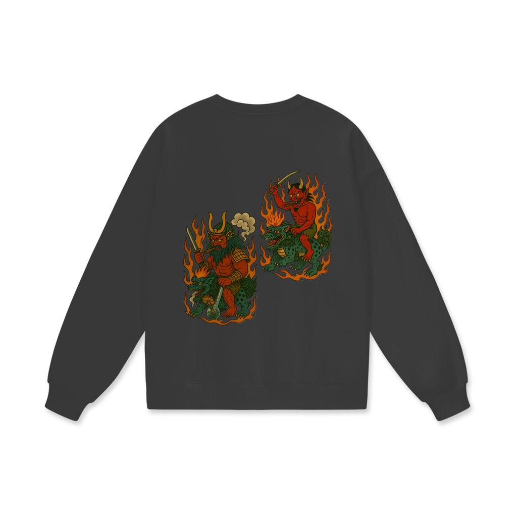 Foo Dogs: Heavyweight Drop Shoulder Sweatshirt