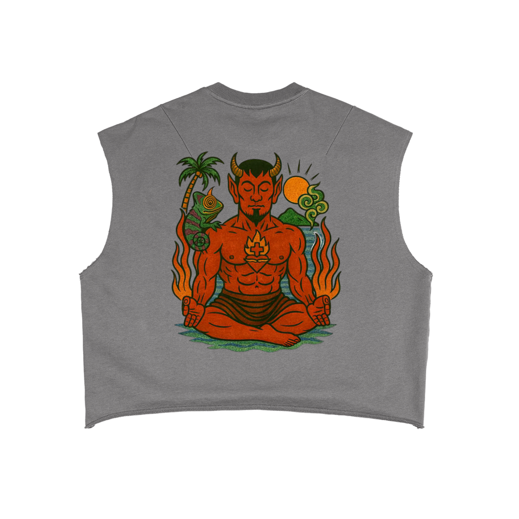 Peace: French Terry Boxy Tank Top