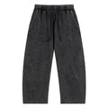 Simple Drawstring Cotton Pants