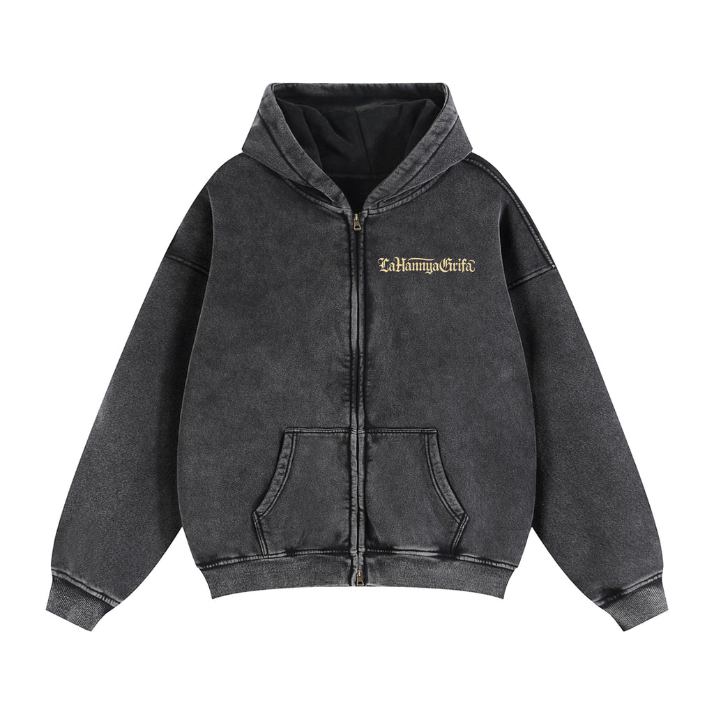 Dragon: Zip-Through Boxy Fleece Hoodie