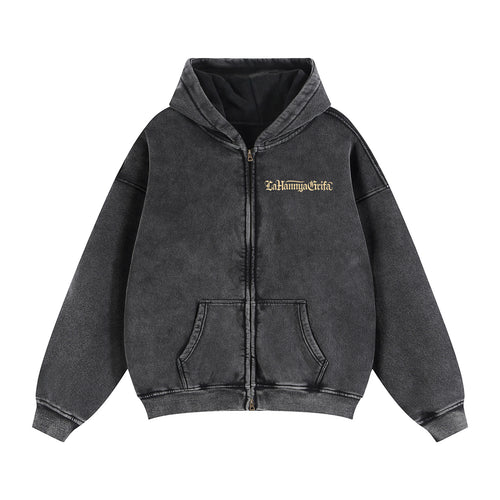 Dragon: Zip-Through Boxy Fleece Hoodie