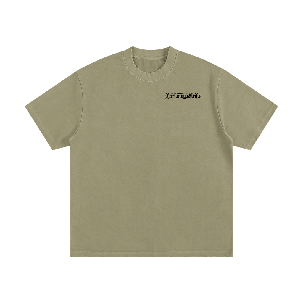 Sacred Heart: Heavyweight Vintage Frayed T-Shirt