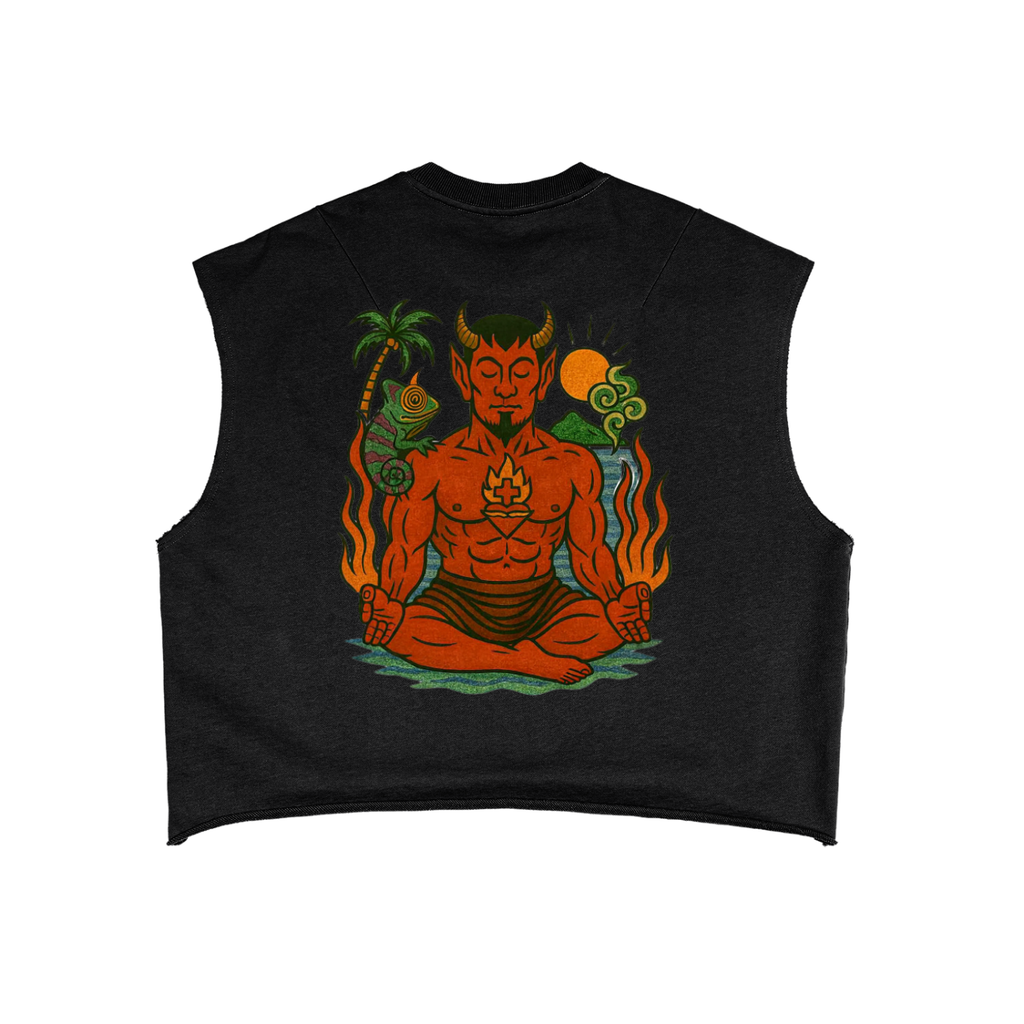 Peace: French Terry Boxy Tank Top