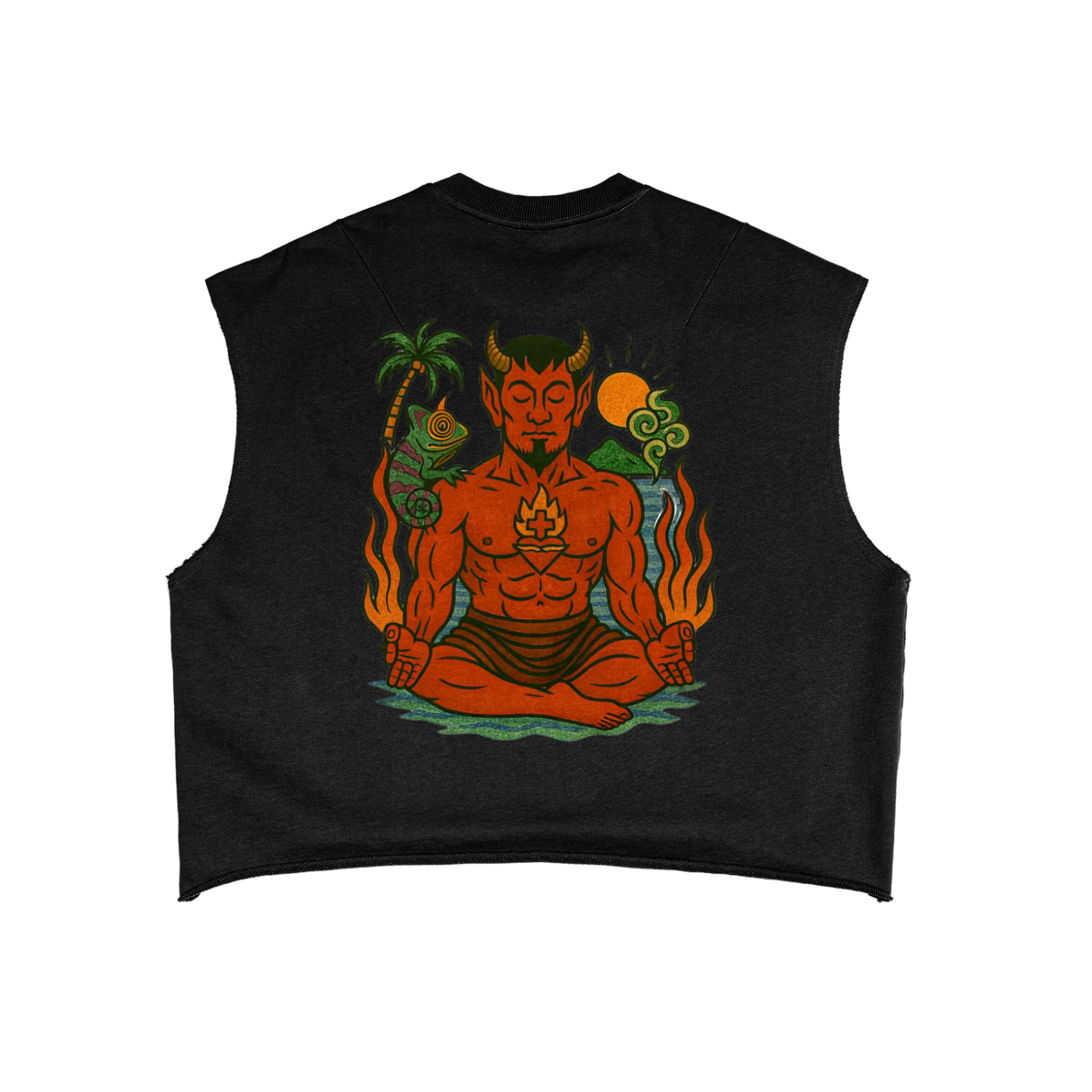 Peace: French Terry Boxy Tank Top