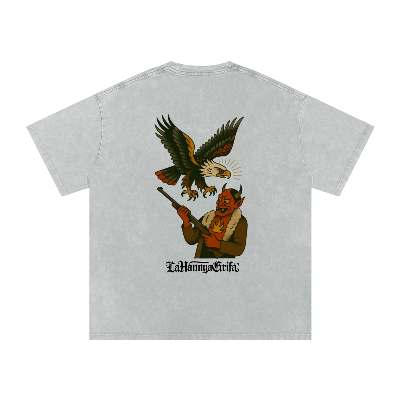 Traditional Hunt: Oversized Cotton T-Shirt