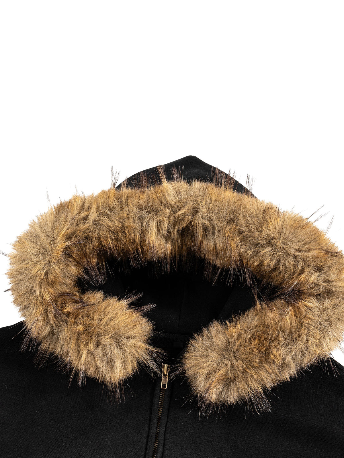 Sacred Heart - Sun Fade Boxy Detachable Fur Hoodie