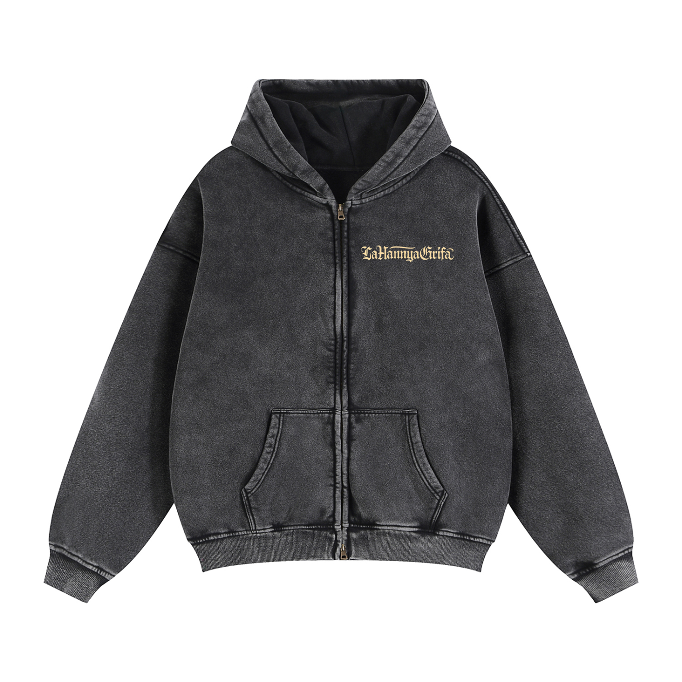Dragon: Zip-Through Boxy Fleece Hoodie