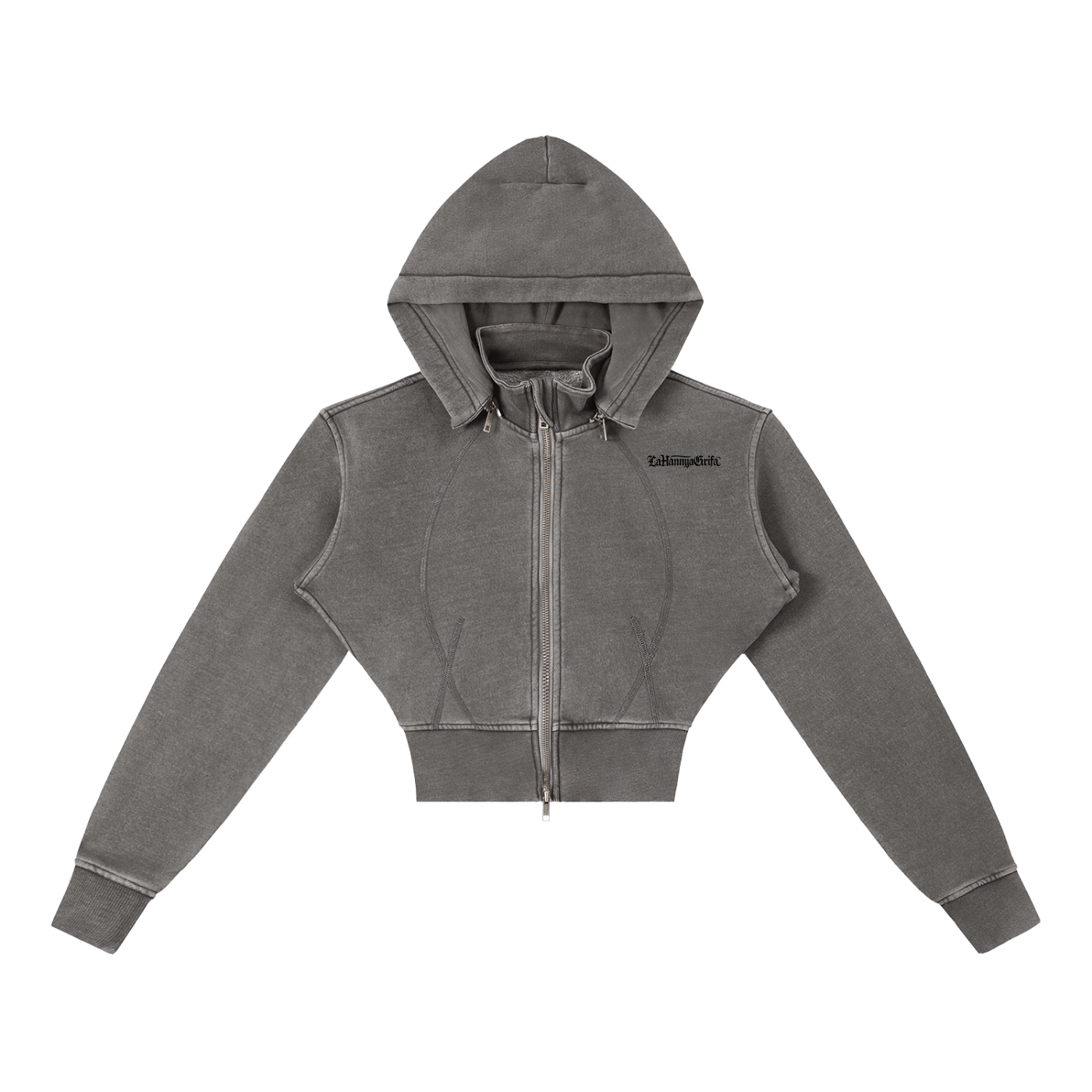 Divine Goddess: Vintage Cropped Hoodie
