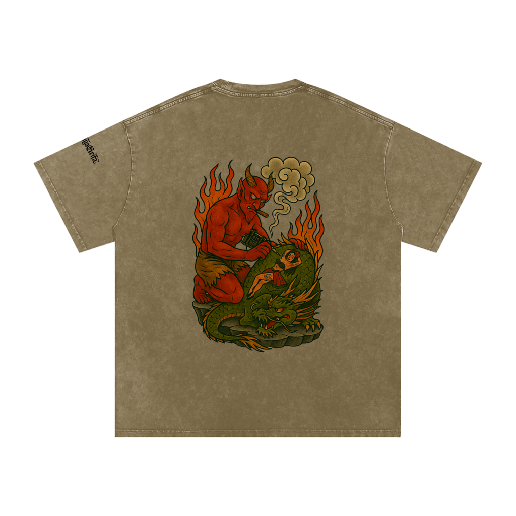 Baddies like tats: Oversized Cotton T-Shirt