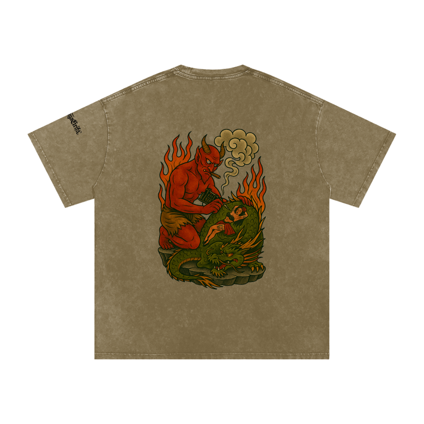 Baddies like tats: Oversized Cotton T-Shirt