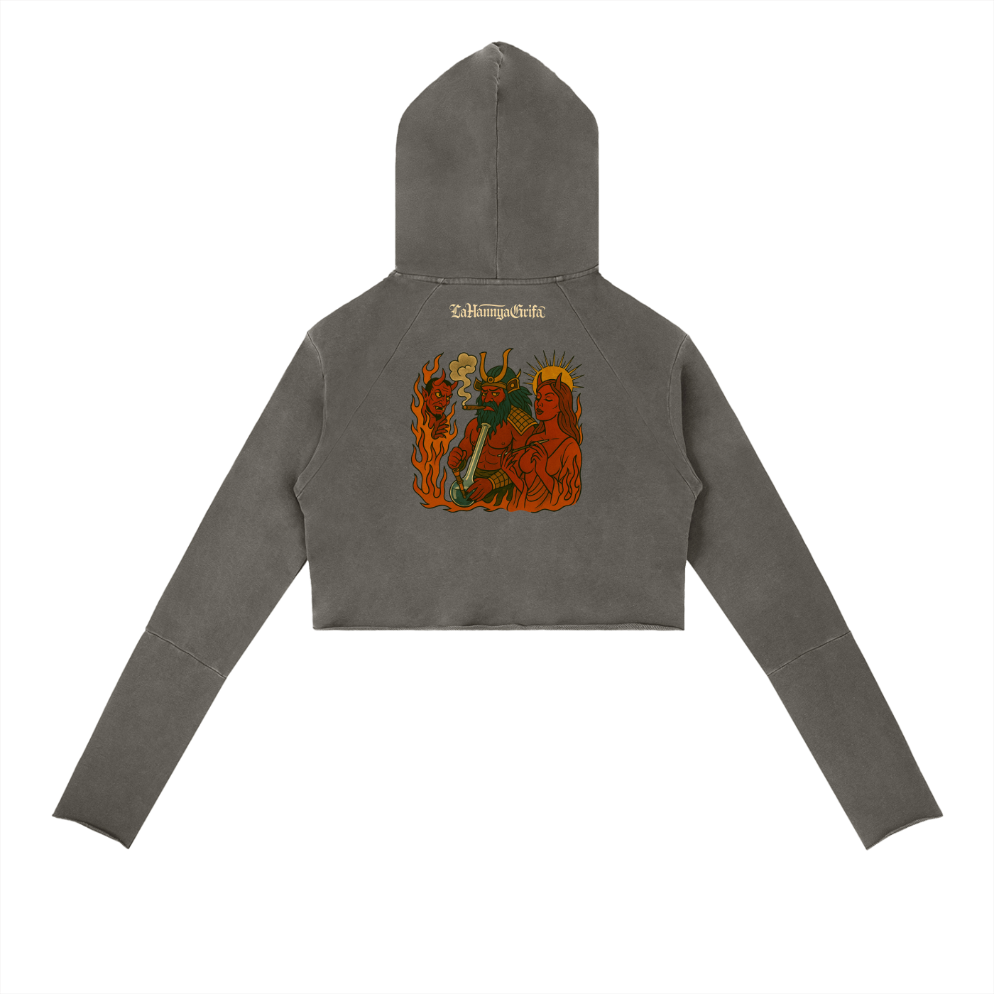 Fire and Lust: Vintage Raw Edge Hoodie