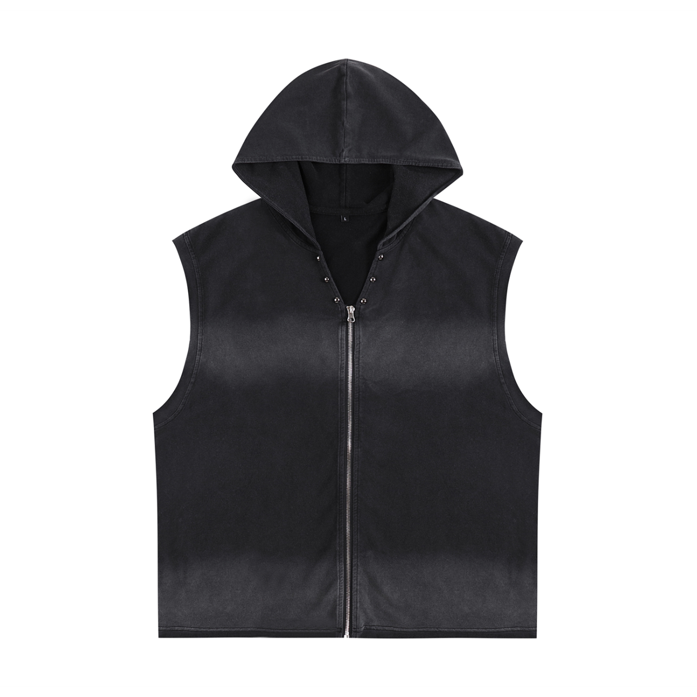 El Diablo: Vintage Zip-Up Hooded Tank Top