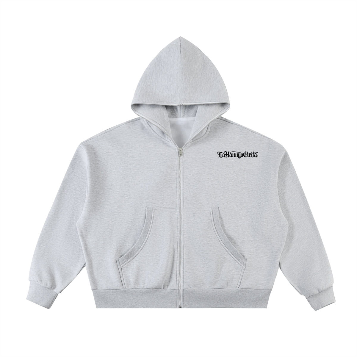 Hot Boxed Frogs - Fleeced Full-Zip Boxy Hoodie