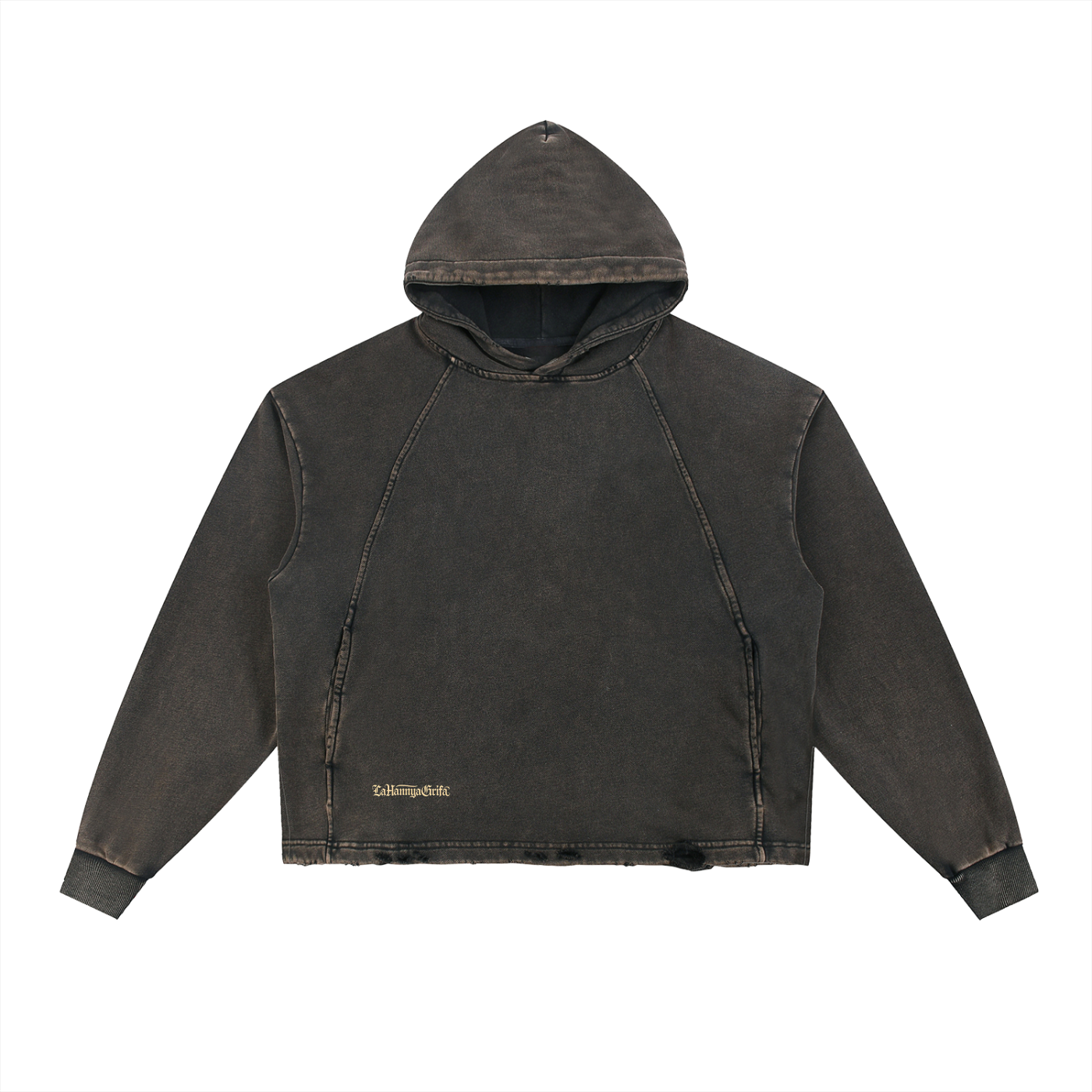 Dragon: Vintage Washed Frayed-Hem Hoodie