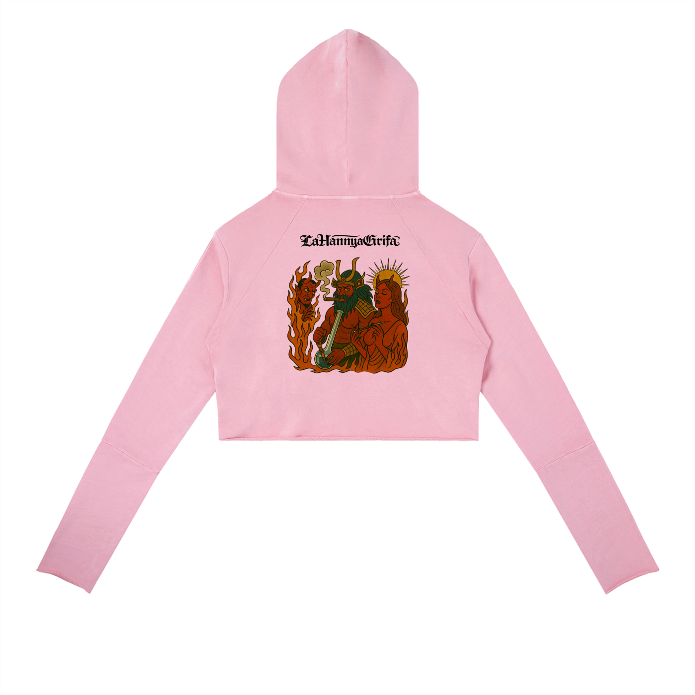 Fire and Lust: Vintage Raw Edge Hoodie