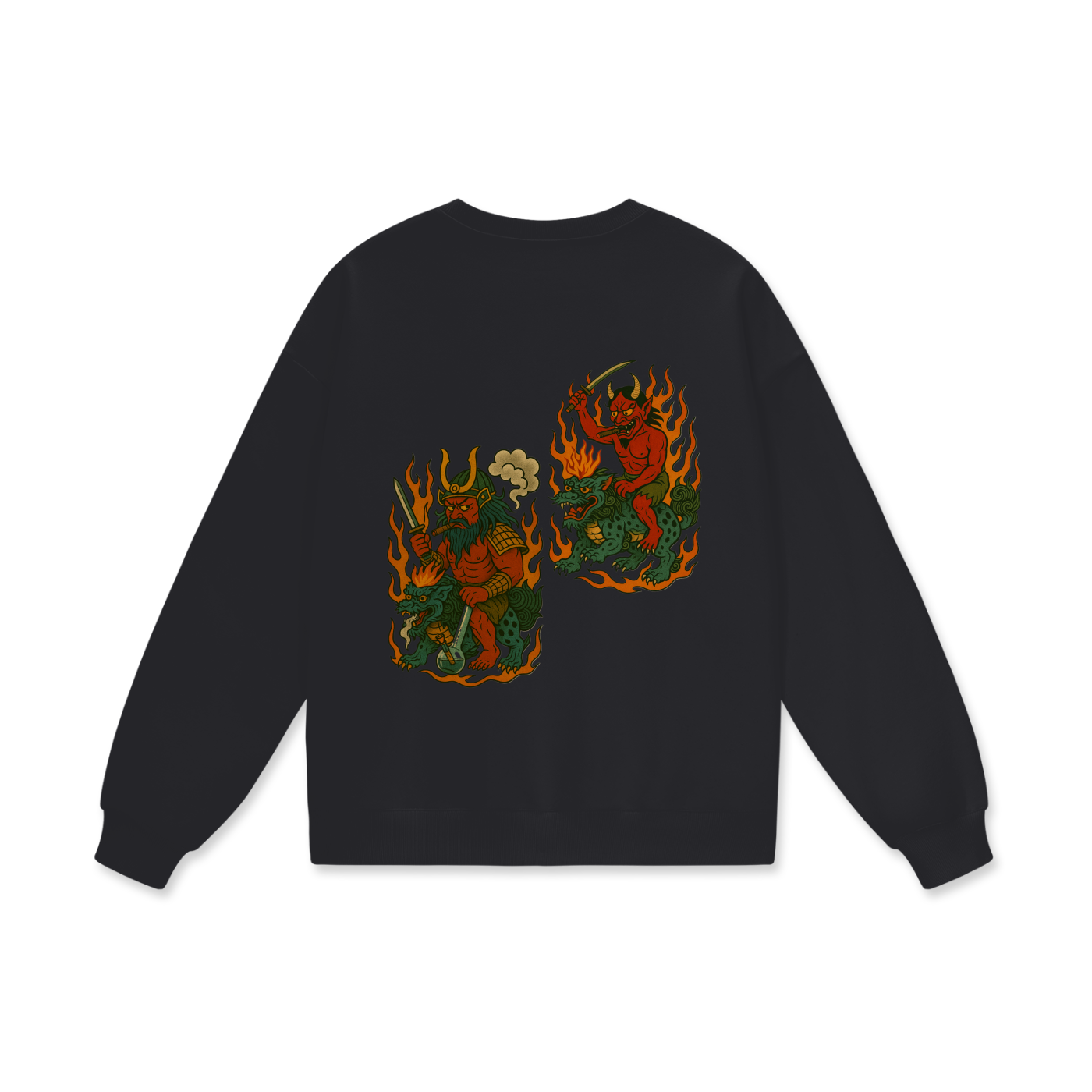 Foo Dogs: Heavyweight Drop Shoulder Sweatshirt