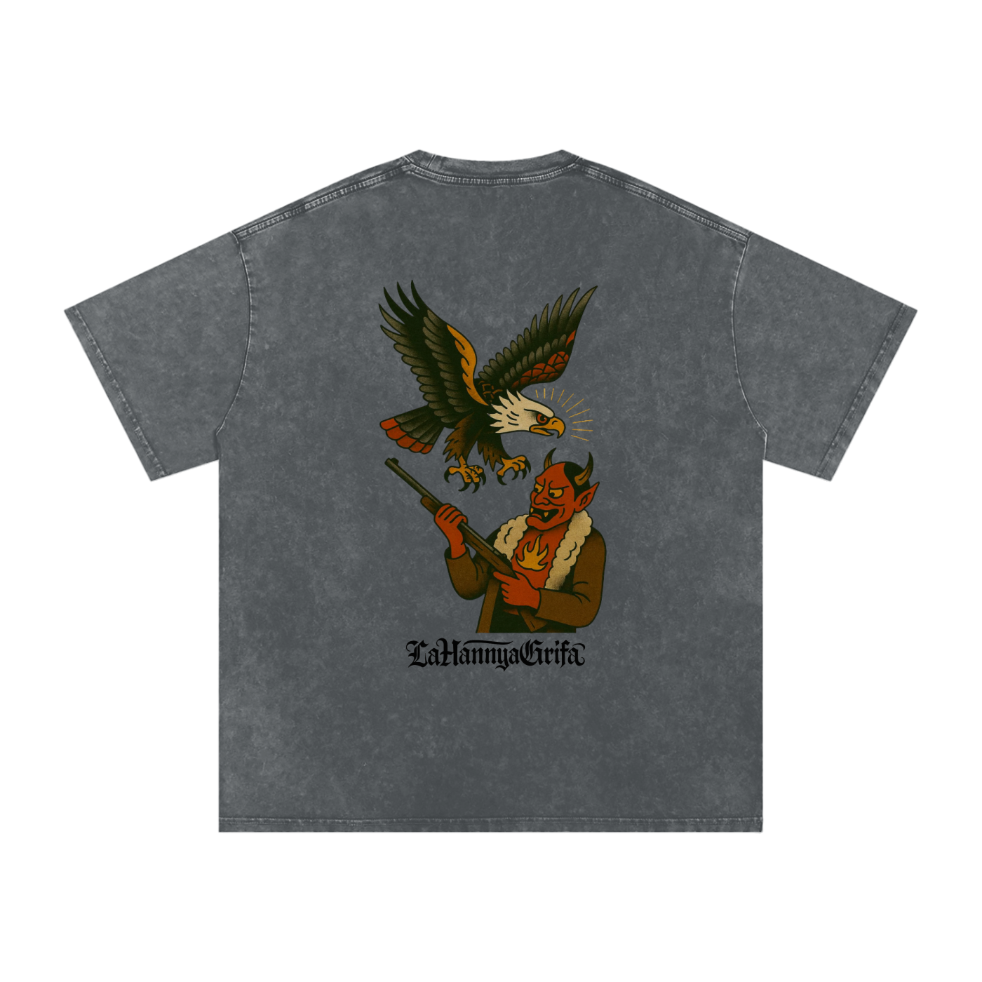 Traditional Hunt: Oversized Cotton T-Shirt