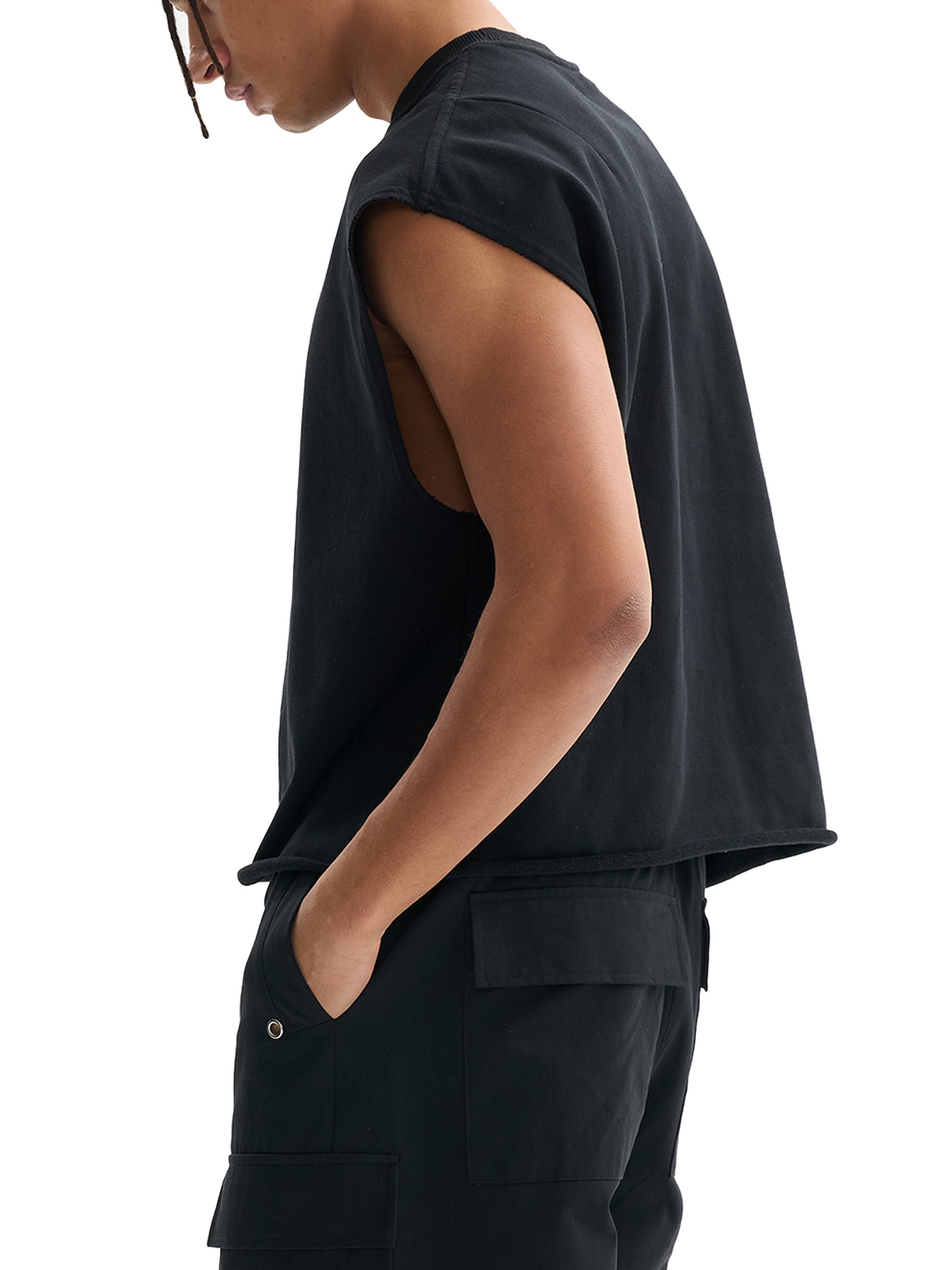 Peace: French Terry Boxy Tank Top