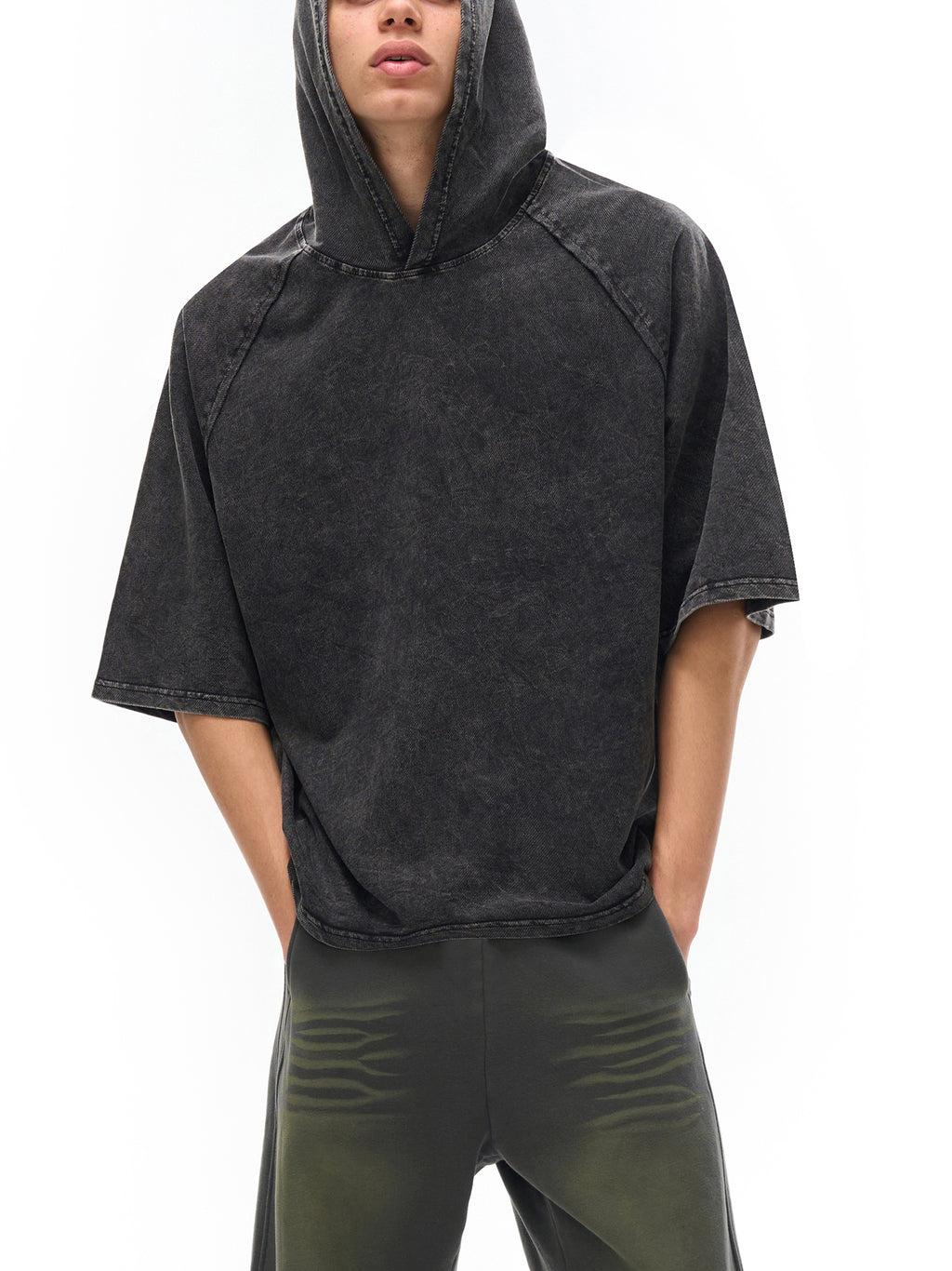 Dragon's Rider: Snow Washed Hooded Boxy T-Shirt