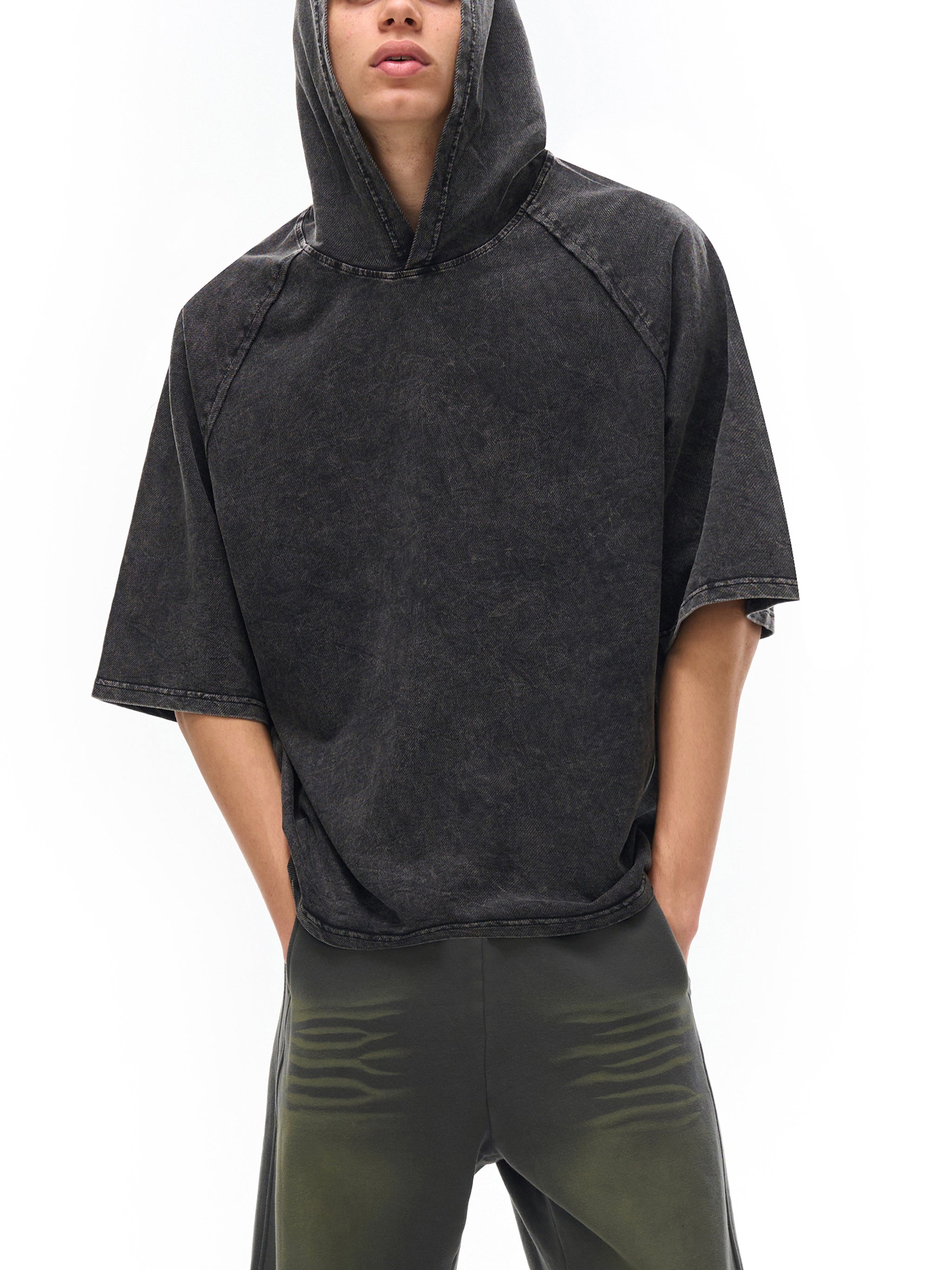 Dragon's Rider: Snow Washed Hooded Boxy T-Shirt