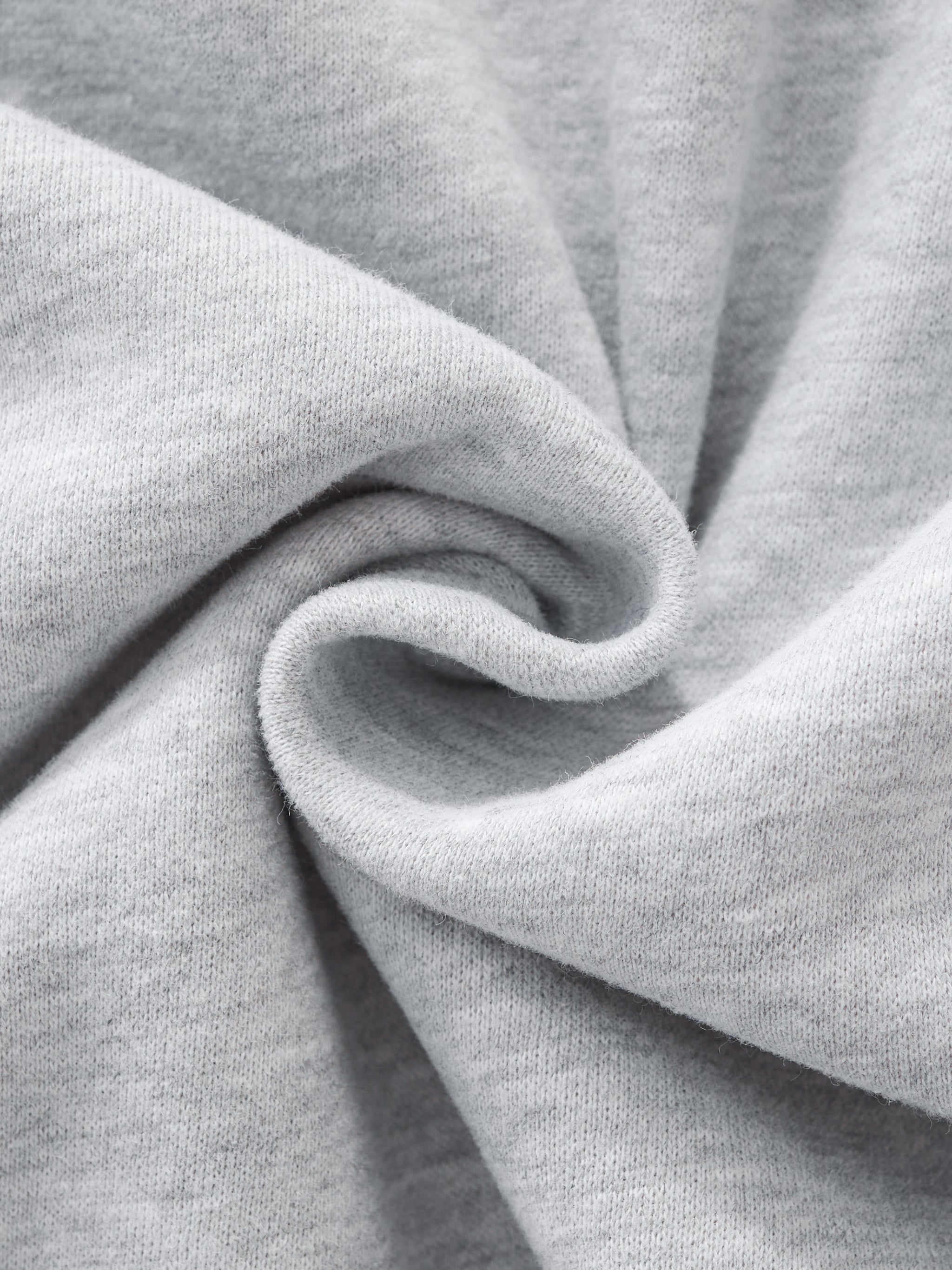 Balanced: Contrast-Stitched Boxy Fleece Zip Hoodie