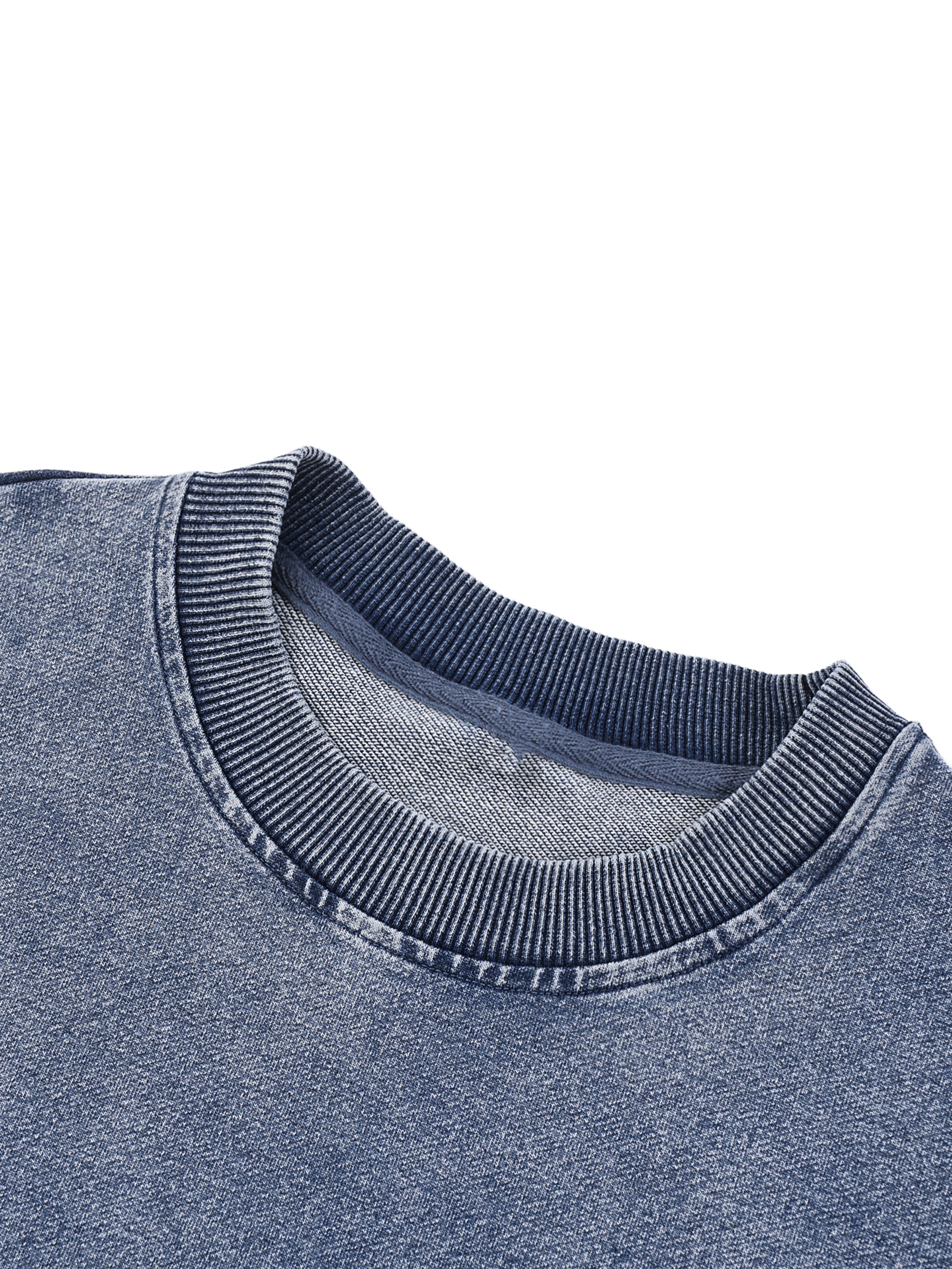 Thank you honey: Snow Wash Oversized Crewneck Sweatshirt