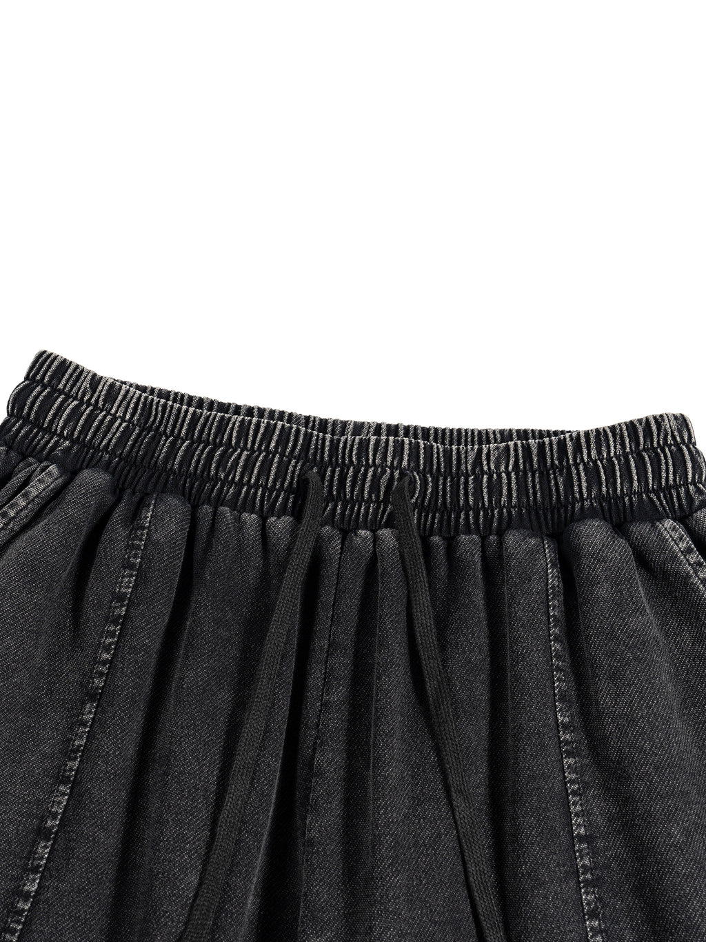 Simple Drawstring Cotton Pants