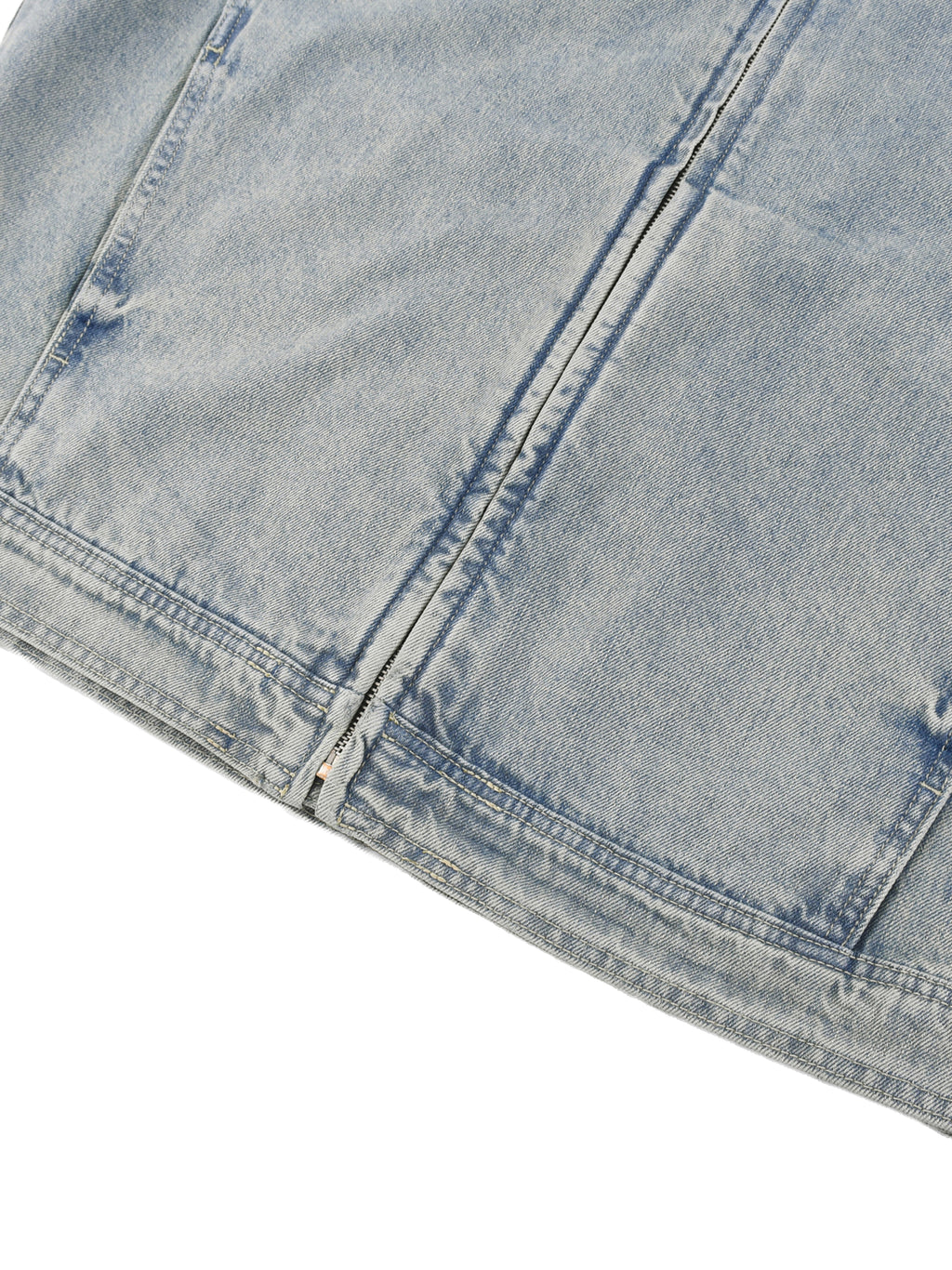 Sacred Heart: Vintage Zip Denim Jacket